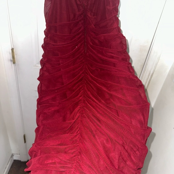 Red/Maroon Dress - Picture 3 of 4